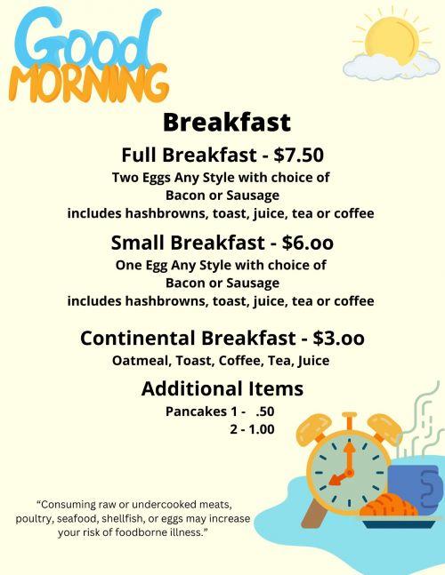 Friday Breakfast at FGSCC header image
