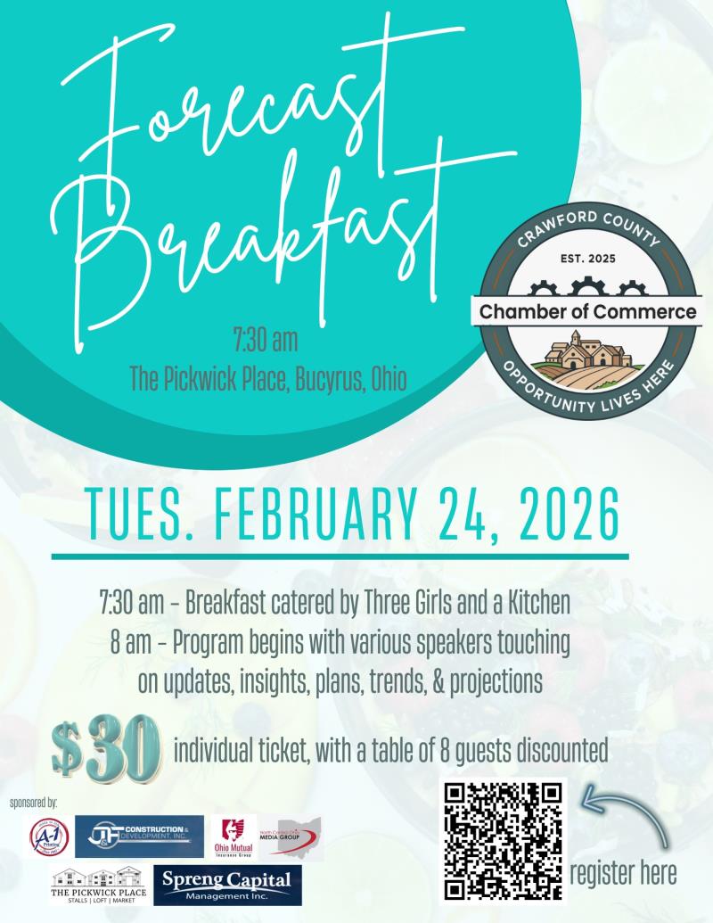 Crawford Co Economic Development & Busn Forecast Breakfast header image