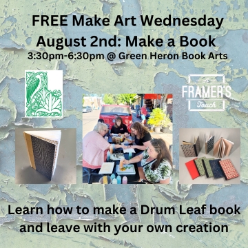 FREE Make Art Wednesday: Make a Book header image