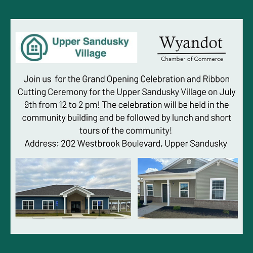 Ribbon Cutting for Upper Sandusky Village header image