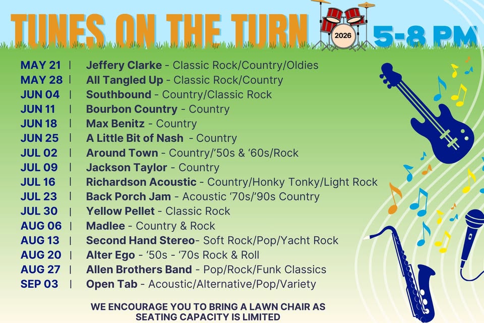 Tunes on the Turn header image