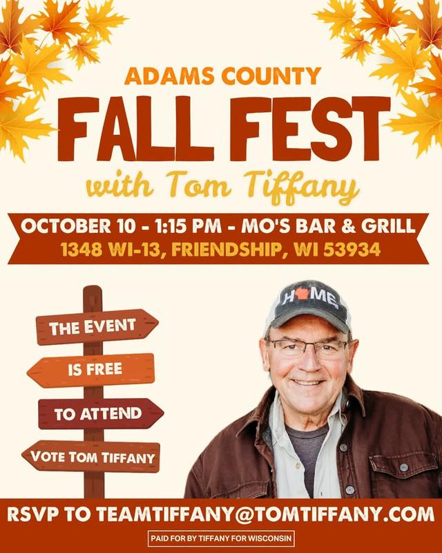 Adams County Fall Fest With Tom Tiffany header image