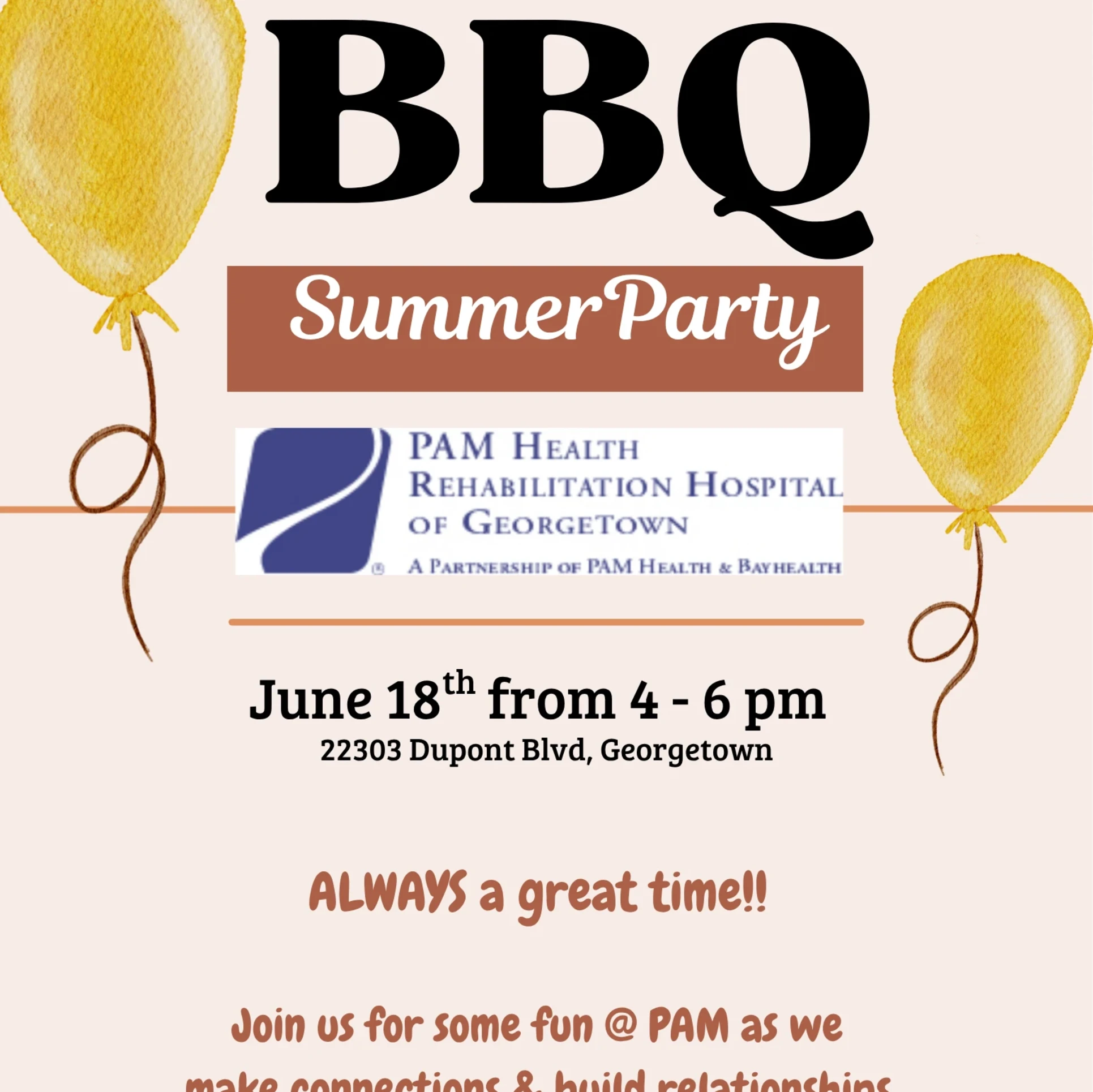It's a summer BBQ @ our 2nd June After Hours header image