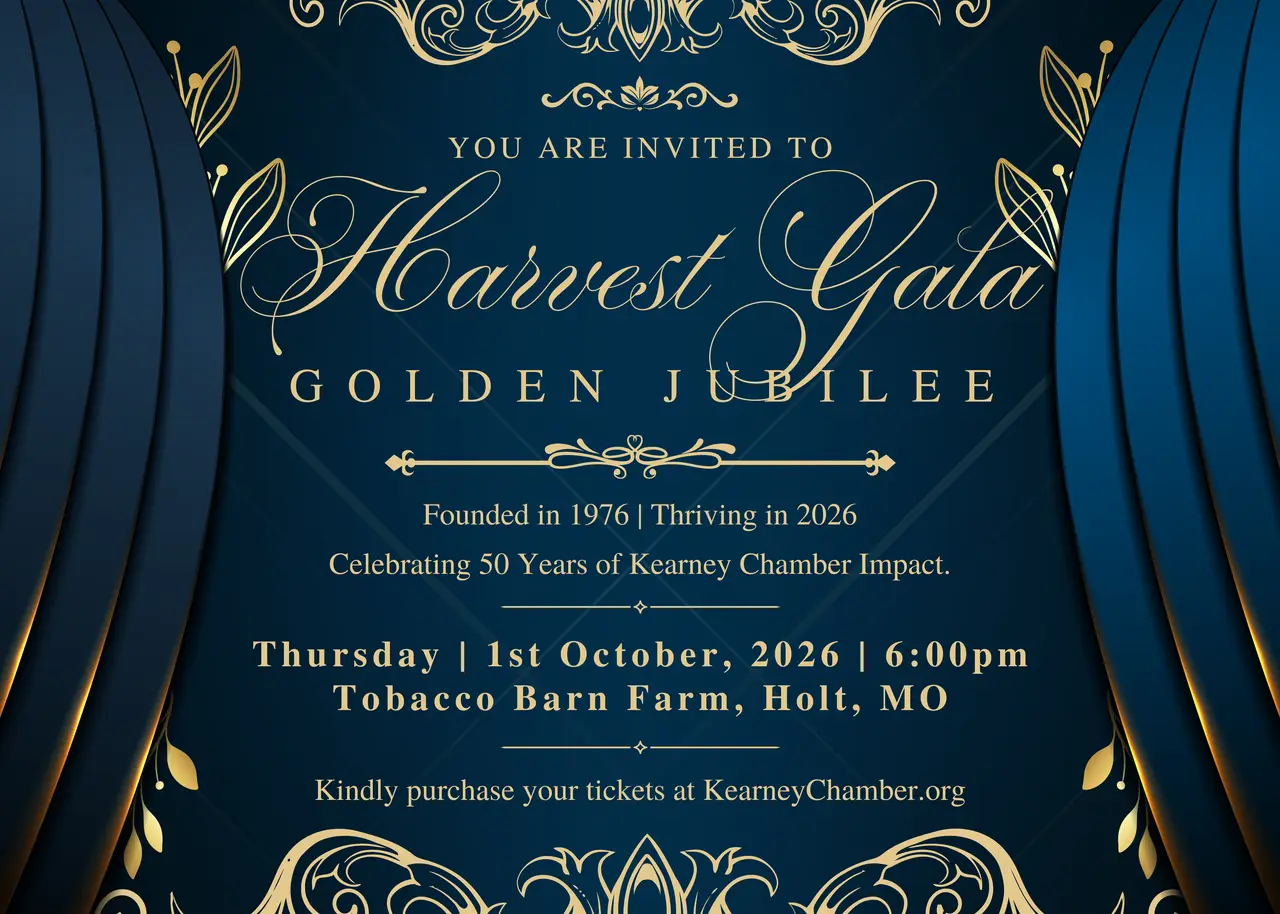 Golden Jubilee Harvest Gala invitation