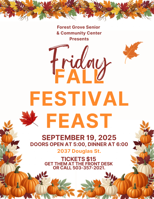 Friday Fall Festival Feast at FGSCC header image