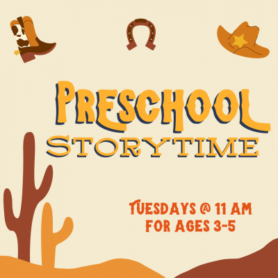 Preschool Storytime header image
