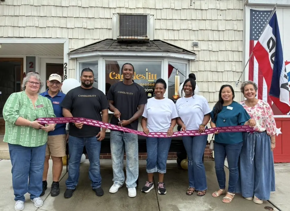Greater Millsboro Chamber ribbon cutting banner