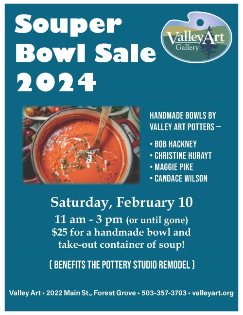 Valley Art SOUPER Bowl Saturday header image