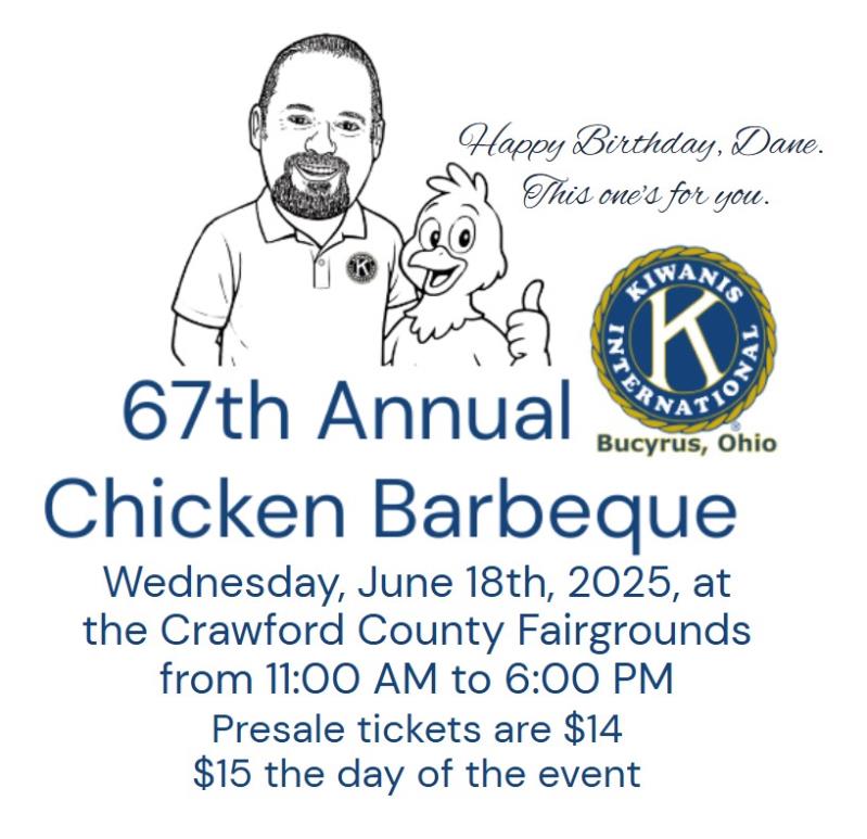 Bucyrus Kiwanis Chicken BBQ header image