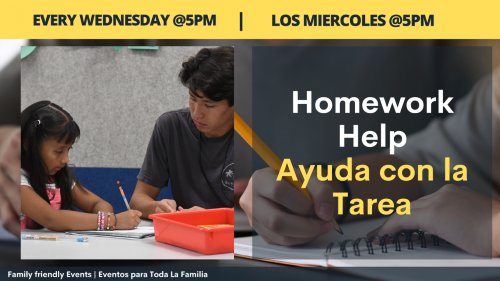 Homework Help | Ayuda con la Tarea header image