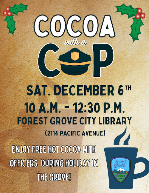 Cocoa with a Cop header image