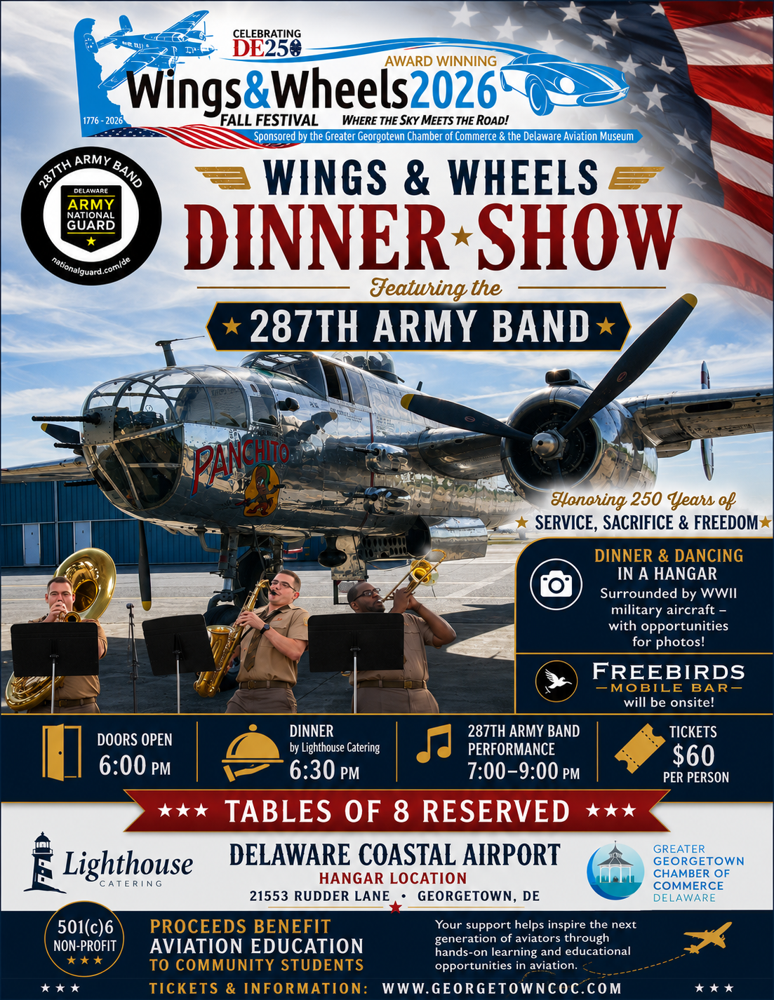 Wings & Wheels Dinner Show header image