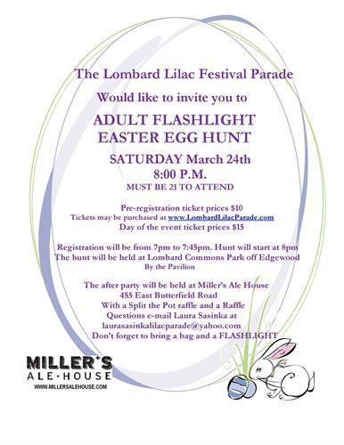 Adult Flashlight Easter Egg Hunt header image