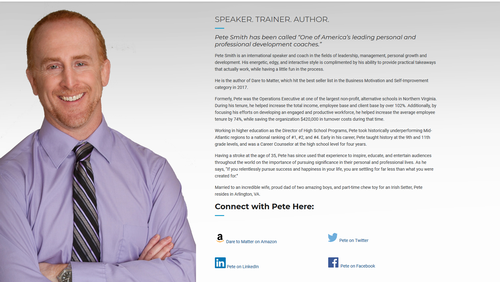 Pete Smith Networking Reception header image