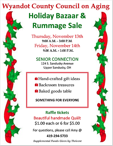 Holiday Bazaar & Rummage Sale header image