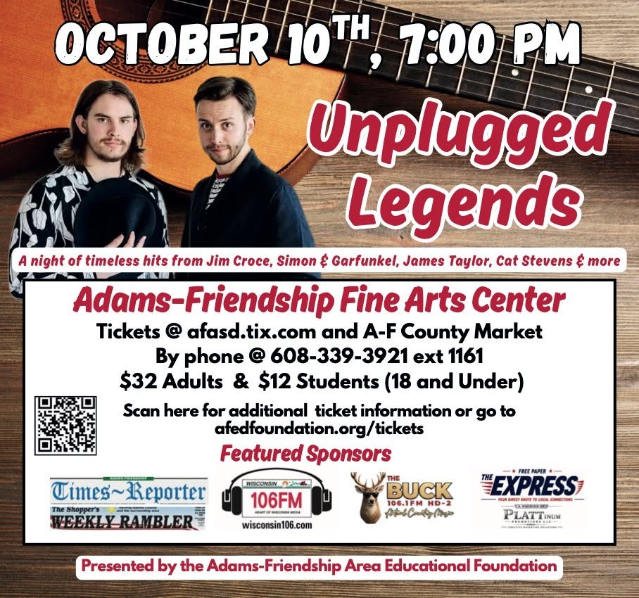 AF Fine Arts Center Presents: Unplugged Legends header image