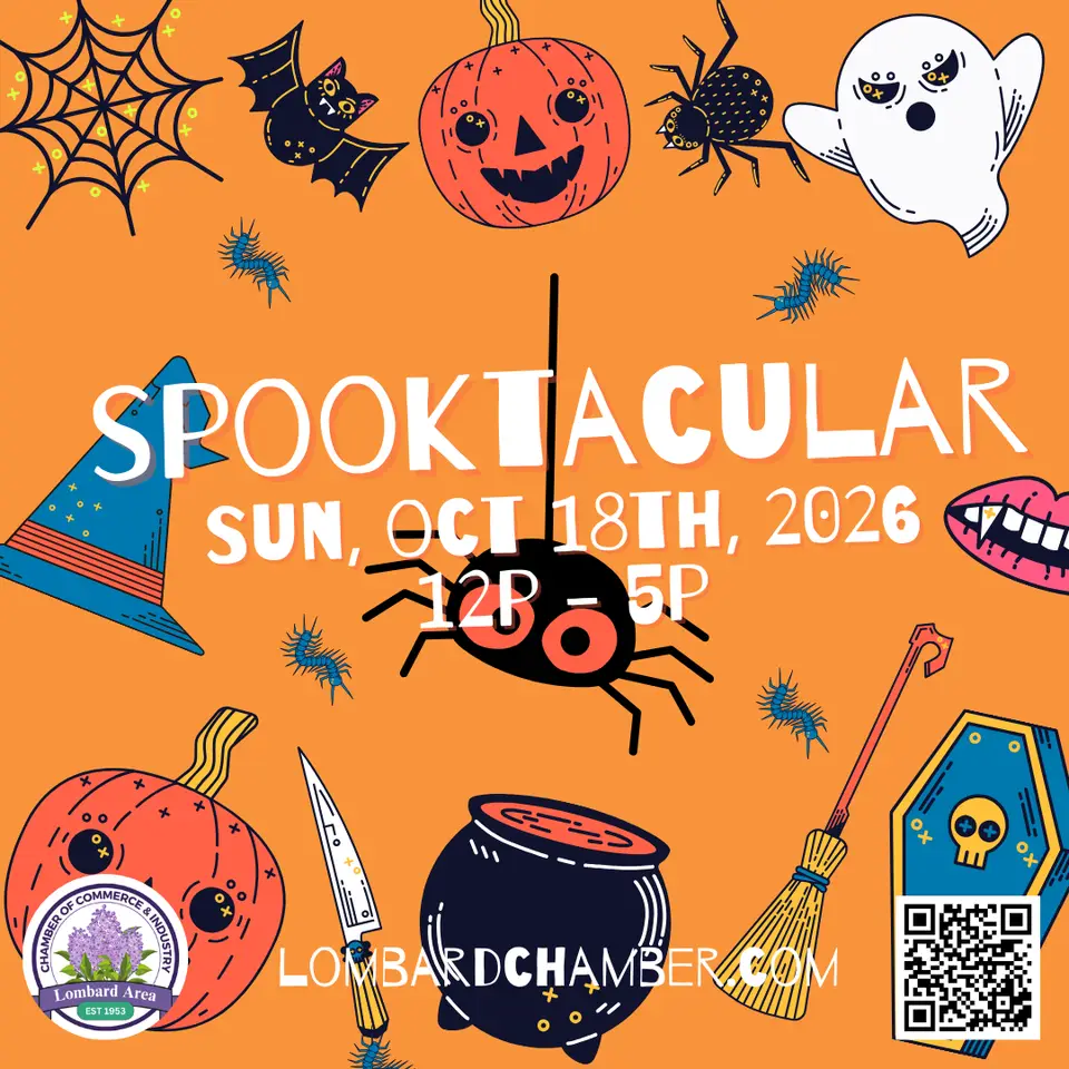 Spooktacular Lombard event artwork