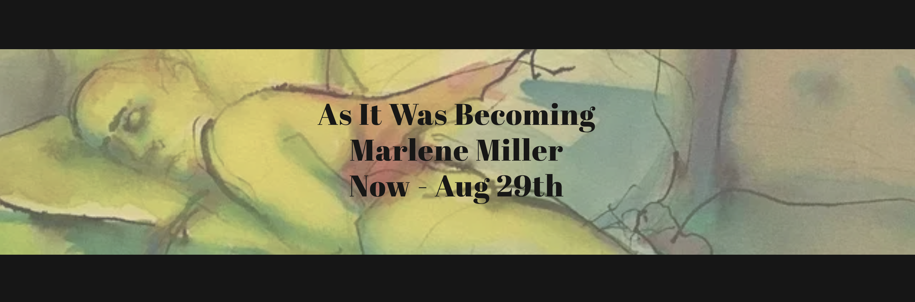 As It Was Becoming Exhibit header image