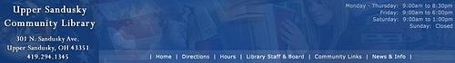 Story Time Pre School  Upper Sandusky Library header image