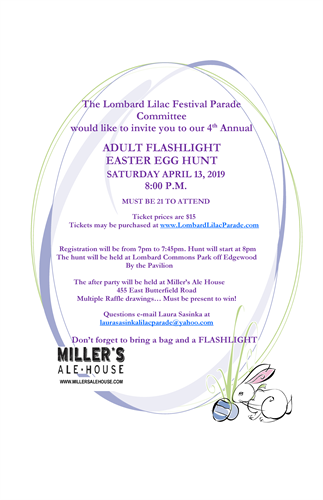Adult Flashlight Easter Egg Hunt header image