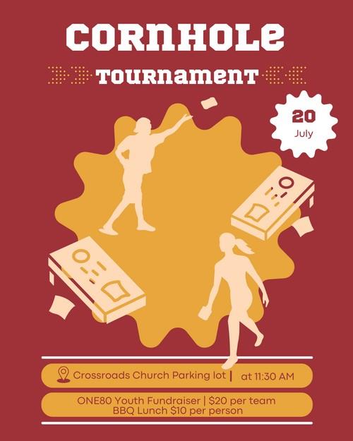 Cornhole Fundraiser header image