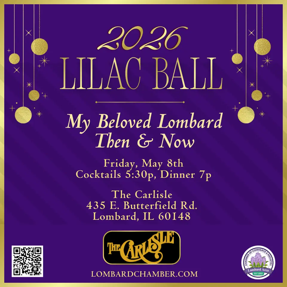 Lombard Lilac Ball event artwork