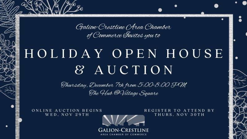 Holiday Open House & Auction header image