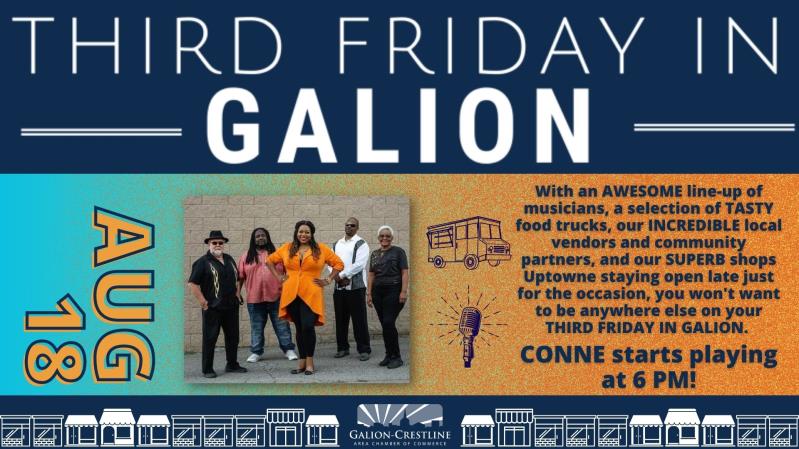 Third Fridays in Galion header image