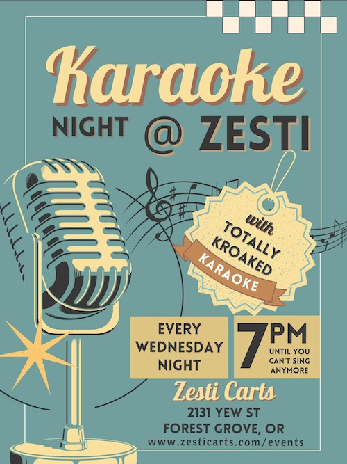 Karaoke Night @ Zesti header image