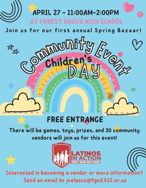 Community Event Children's Day header image