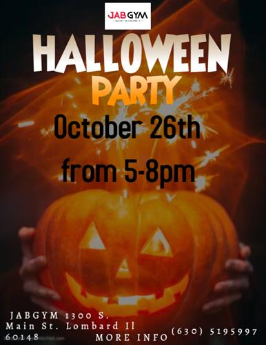 Halloween Fitness Party header image
