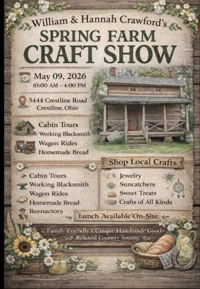 William & Hannah Crawford's Spring Farm Craft Show header image