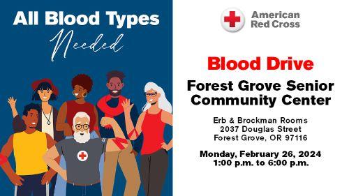American Red Cross Blood Drive header image