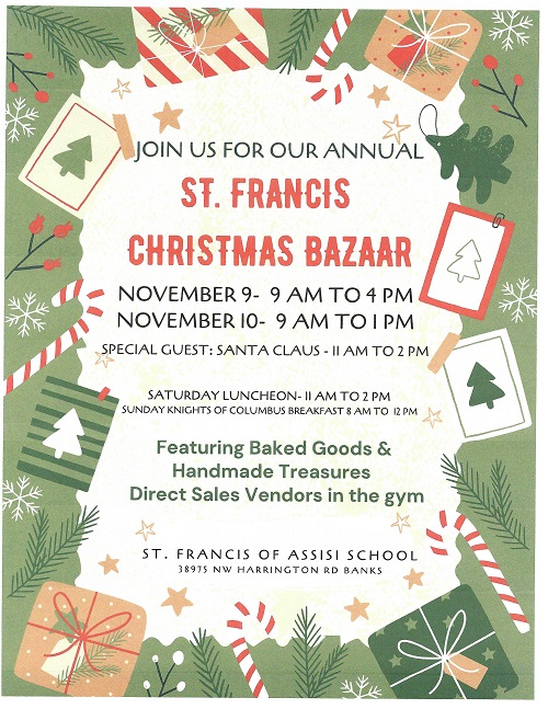 St Francis Christmas Bazaar header image