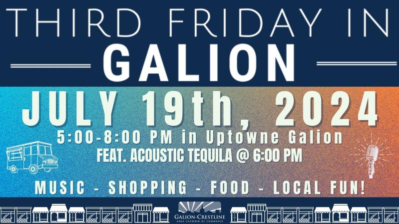 Third Friday in Galion - July 2024 header image
