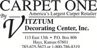 Carpet One of Hays/Vitztum Decorating Center logo
