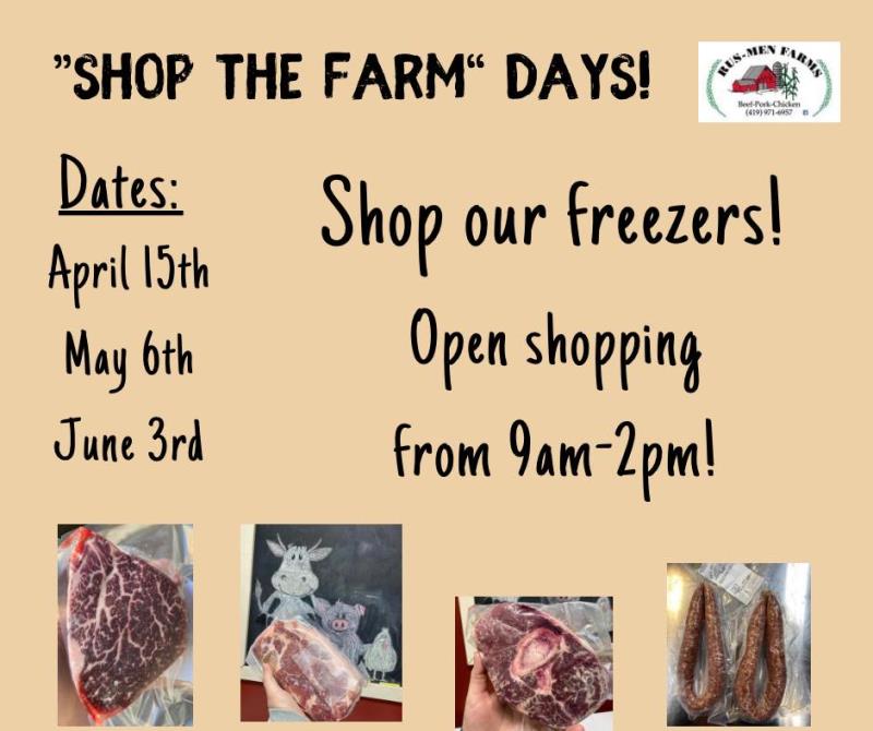"Shop The Freezer" Days header image