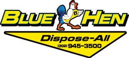 Blue Hen Disposal logo