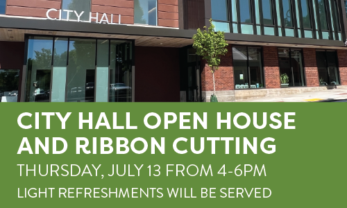 City Hall Ribbon Cutting and Open House header image