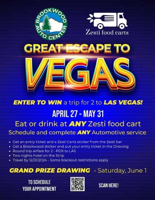 Great Escape to VEGAS Drawing! header image