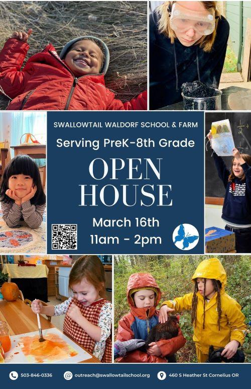 Swallowtail Waldorf School & Farm Open House header image
