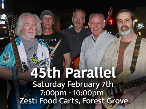 45 Parallel Live Music header image
