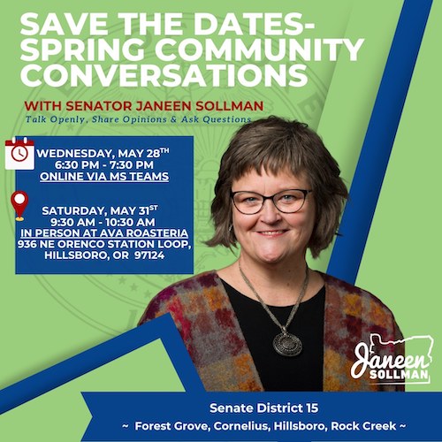 Save the Dates- Spring Community Conversations header image