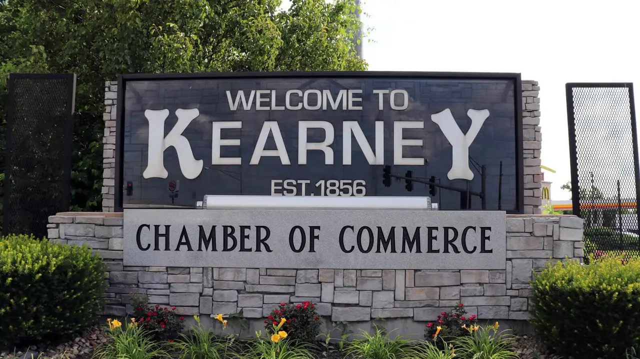 Welcome to Kearney sign