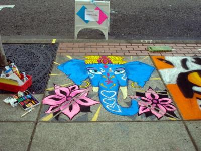 32nd Annual Sidewalk Chalk Art Festival header image