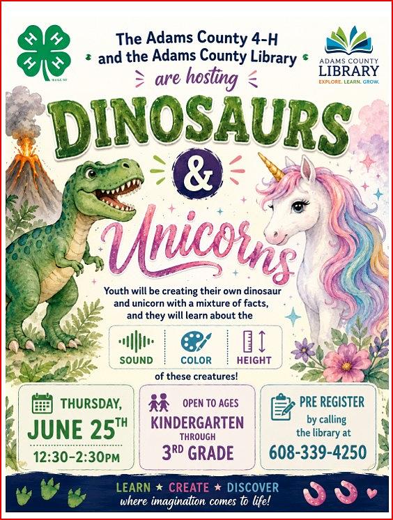 Dinosaurs & Unicorns (Registration Required) header image