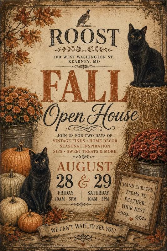 Roost Fall Open House header image