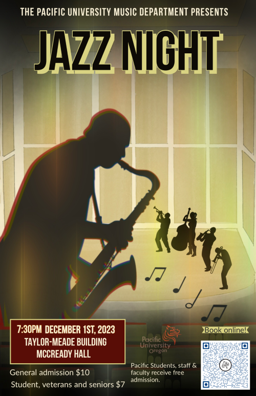 Pacific University Jazz Nite header image