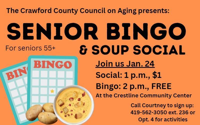 Senior Bingo & Soup Social header image