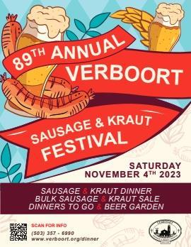 Verboort Sausage & Kraut Festival header image